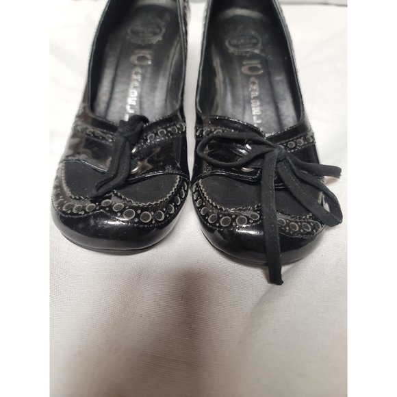 Jeffrey Campbell Ibiza Last Handmade Twig Size 6 Black Pump Oxford - Picture 2 of 8